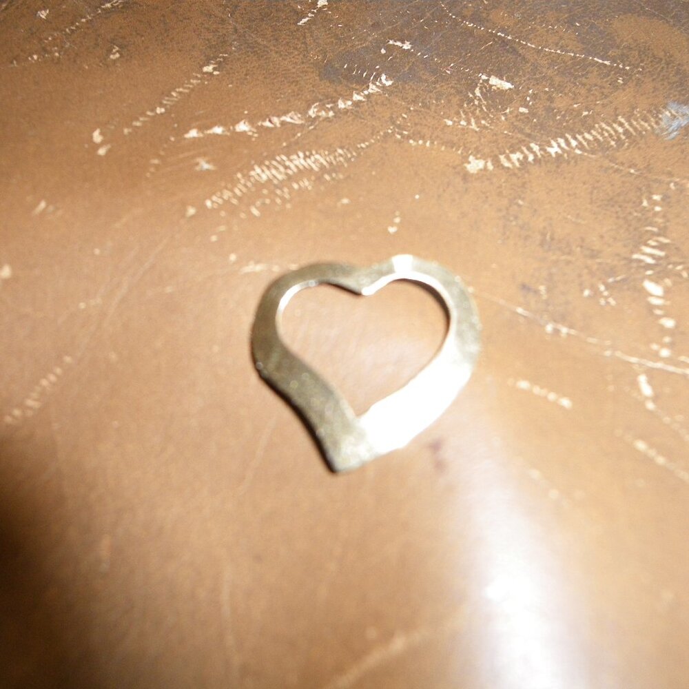 Vintage 10K Gold Heart Pendant